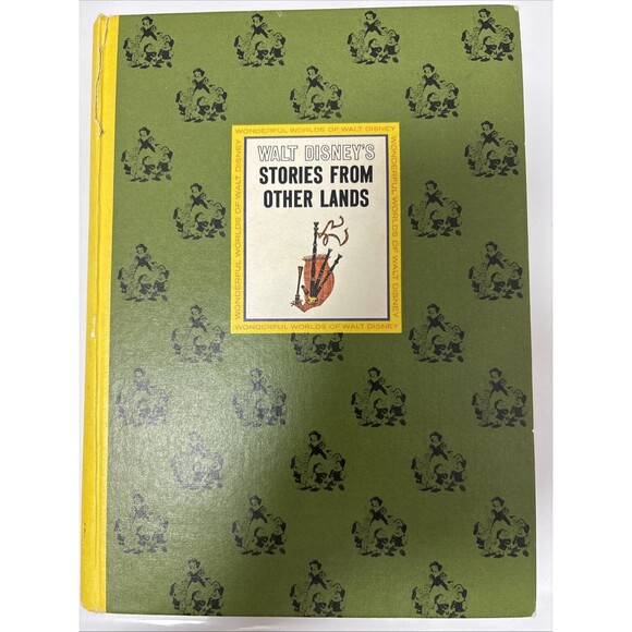 VTG Walt Disney's Stories from Other Lands Hardback Book 1965 Golden Press - Picture 1 of 11